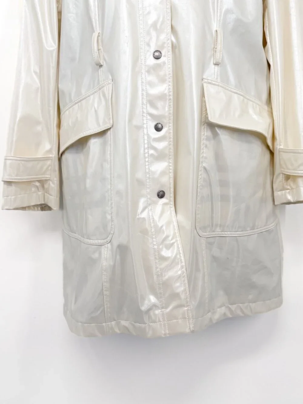 Burberry London Y2K Vintage Bonnie Iridescent Trench Rain Coat Jacket - Picture 4 of 16